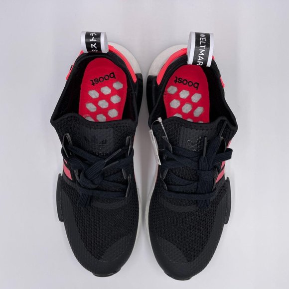 Adidas NMD R1 Black / Pink / White Mens Shoes - Picture 5 of 8